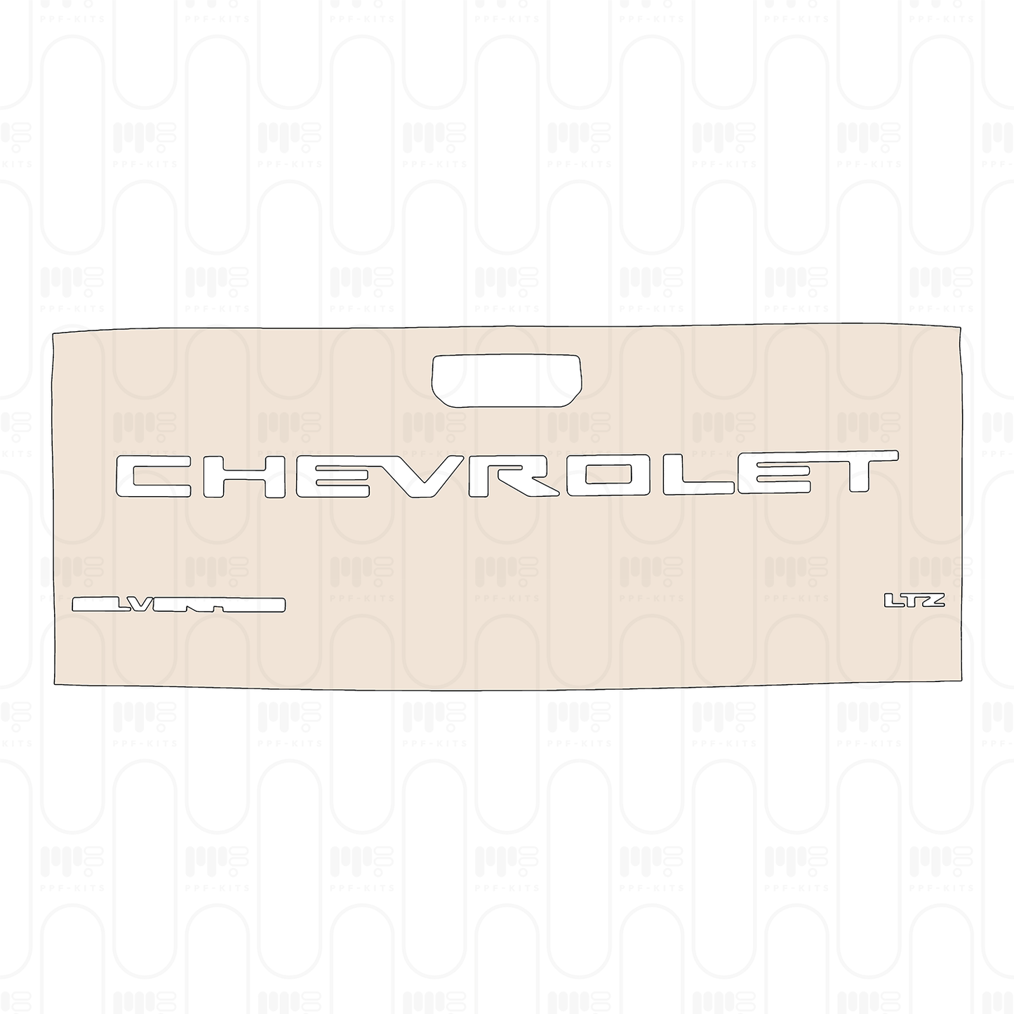 Pre-Cut PPF Chevrolet Silverado HD 2500 HD LTZ 2022