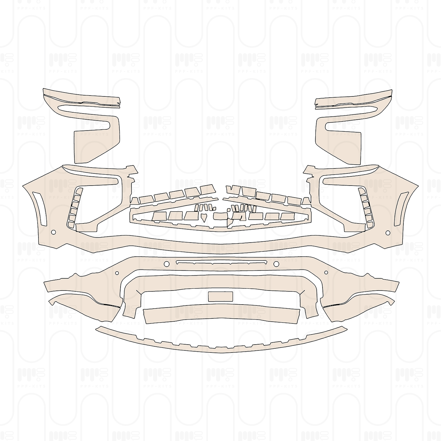 Pre-Cut PPF Chevrolet Suburban Z71 2025
