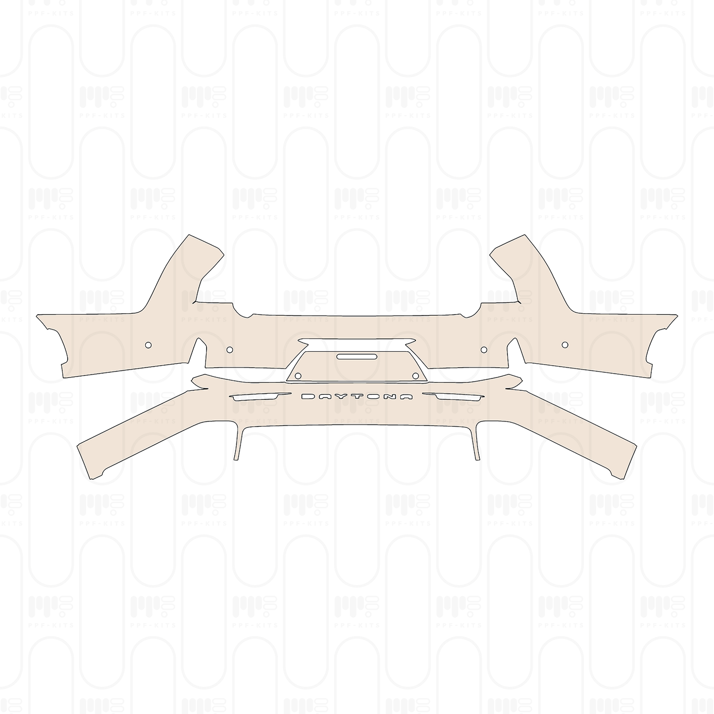 Pre-Cut PPF Dodge Charger Daytona 2-Door Scat Pack 2024