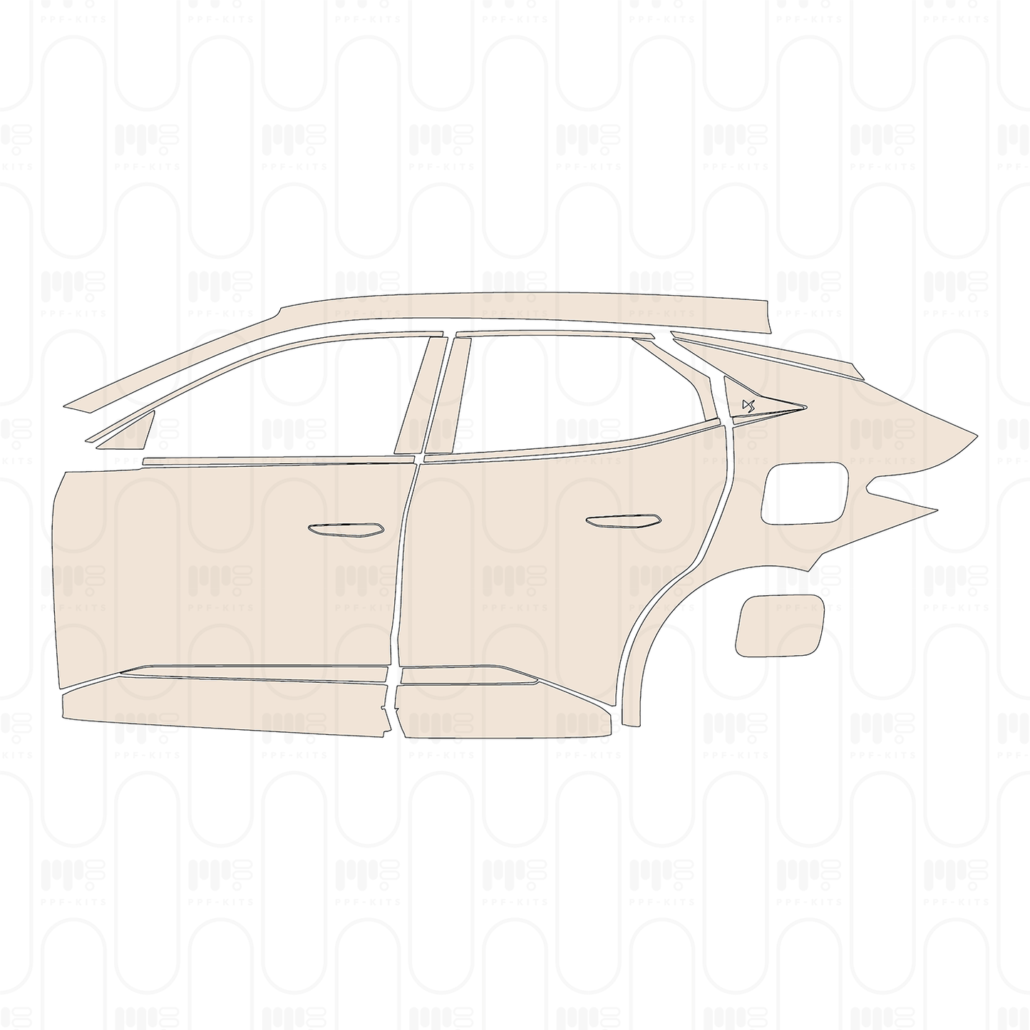 Pre-Cut PPF DS Automobiles DS 4 2024