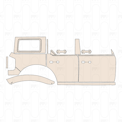 Pre-Cut PPF Ford Bronco 4 Door Base 2022