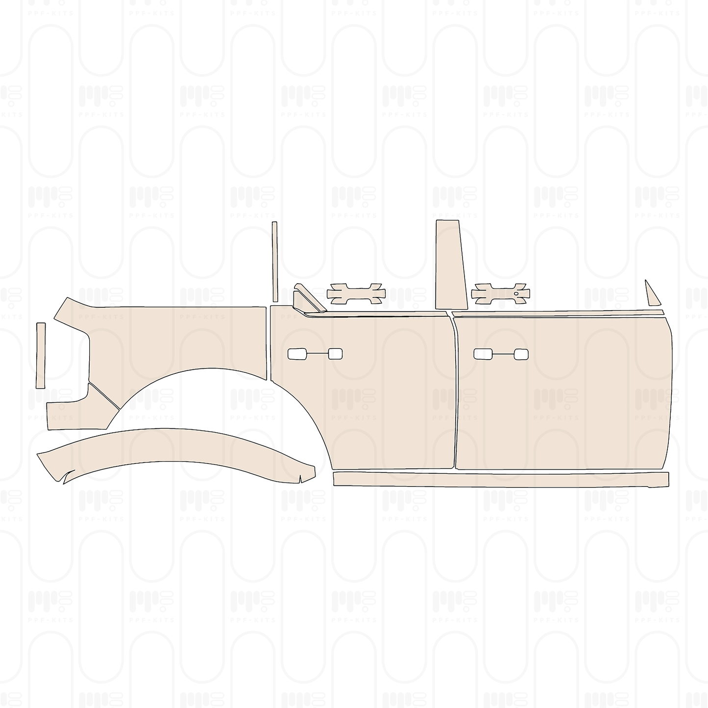 Pre-Cut PPF Ford Bronco 4 Door Base 2022