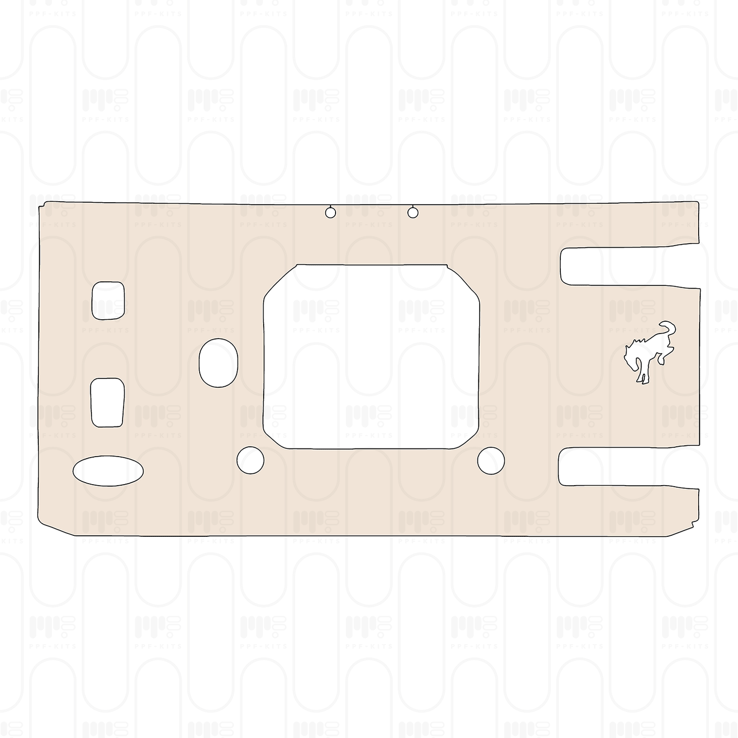 Pre-Cut PPF Ford Bronco 4 Door Base 2022