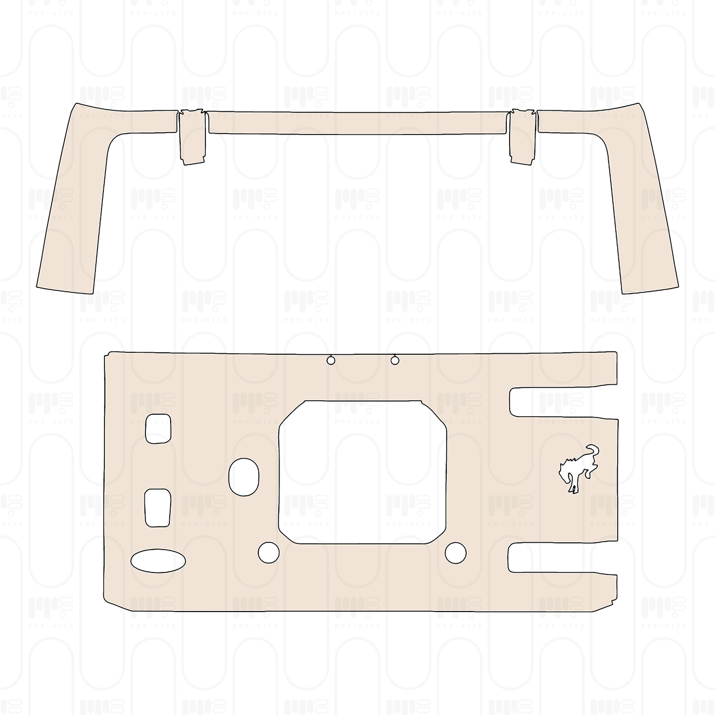 Pre-Cut PPF Ford Bronco 4 Door Base 2022