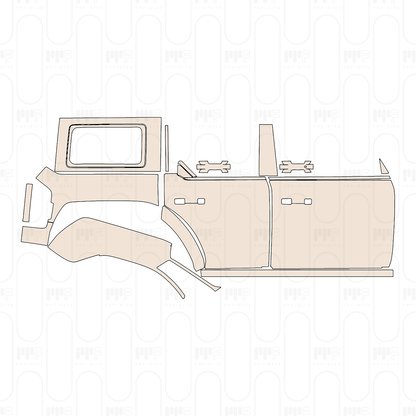 Pre-Cut PPF Ford Bronco 4 Door Raptor 2023