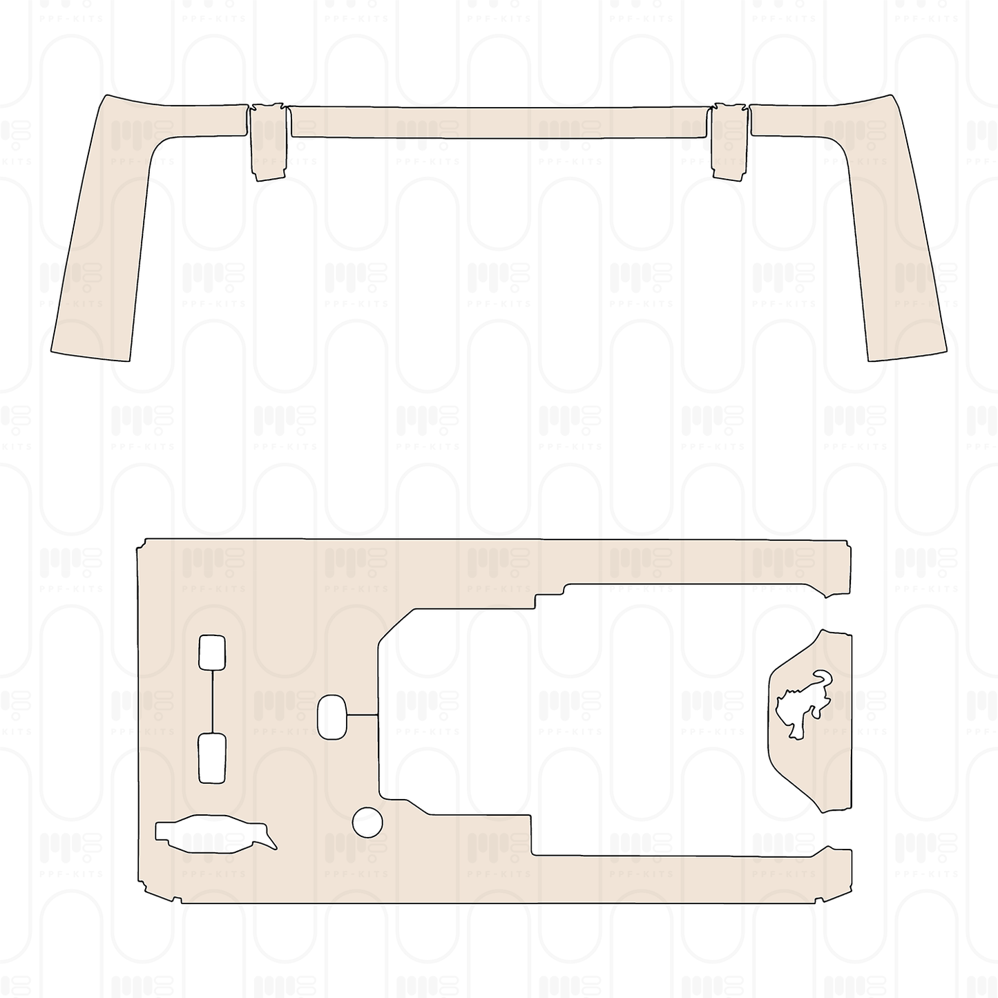 Pre-Cut PPF Ford Bronco 4 Door Raptor 2023