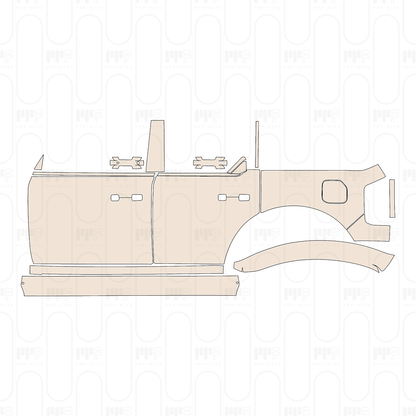 Pre-Cut PPF Ford Bronco 4 Door Badlands 2022