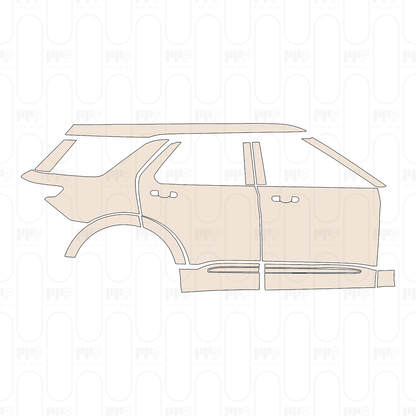 Pre-Cut PPF Ford Explorer (US) Platinum 2022