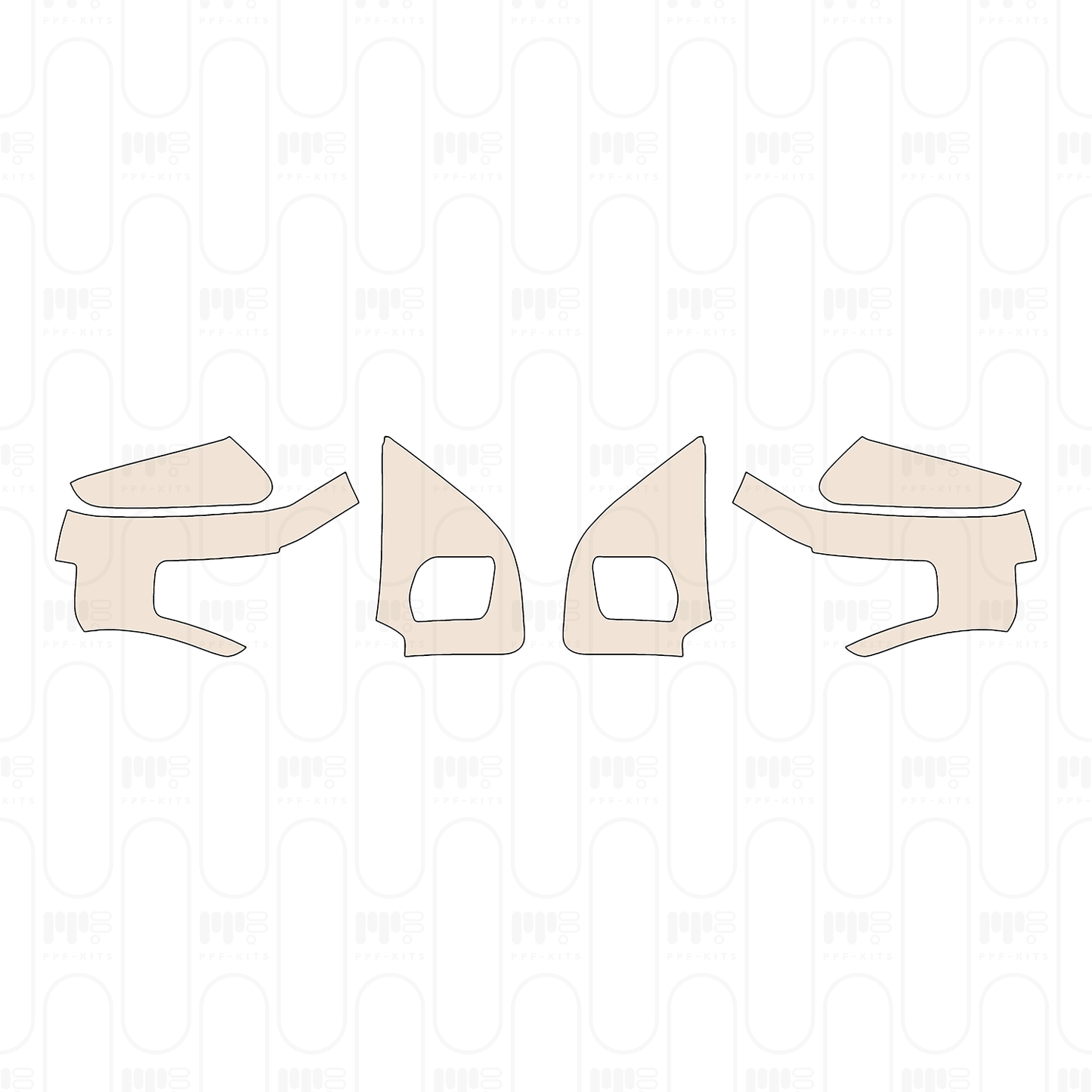 Pre-Cut PPF Ford F-150 SuperCrew Lariat 2022
