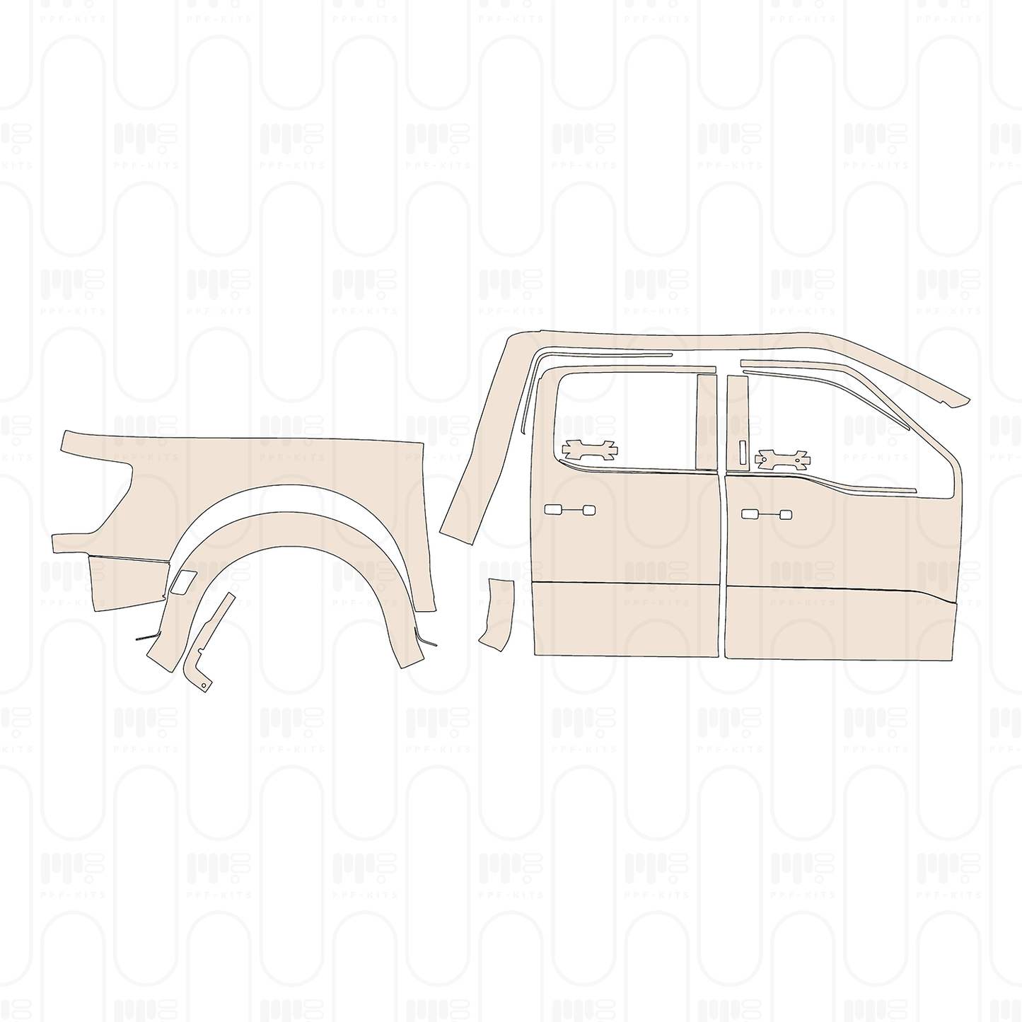 Pre-Cut PPF Ford F-150 Raptor R 2024