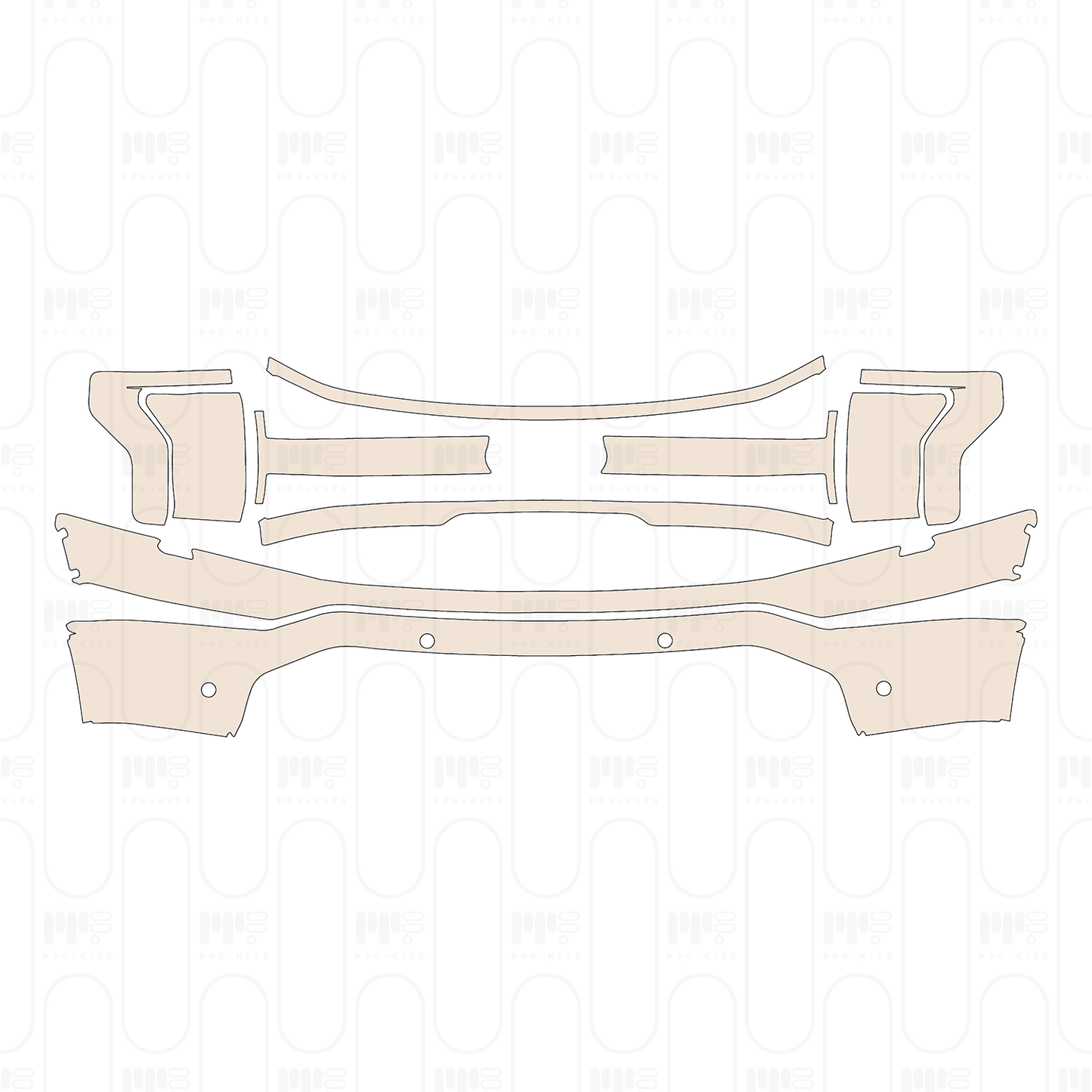 Pre-Cut PPF Ford F-150 Lightning Pro 2022