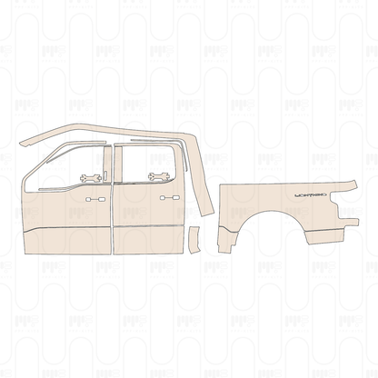 Pre-Cut PPF Ford F-150 Lightning Pro 2022