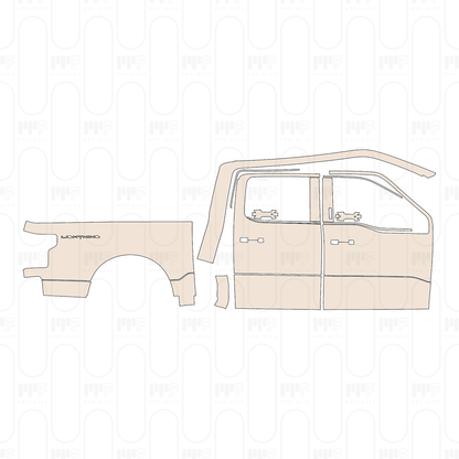 Pre-Cut PPF Ford F-150 Lightning Pro 2022