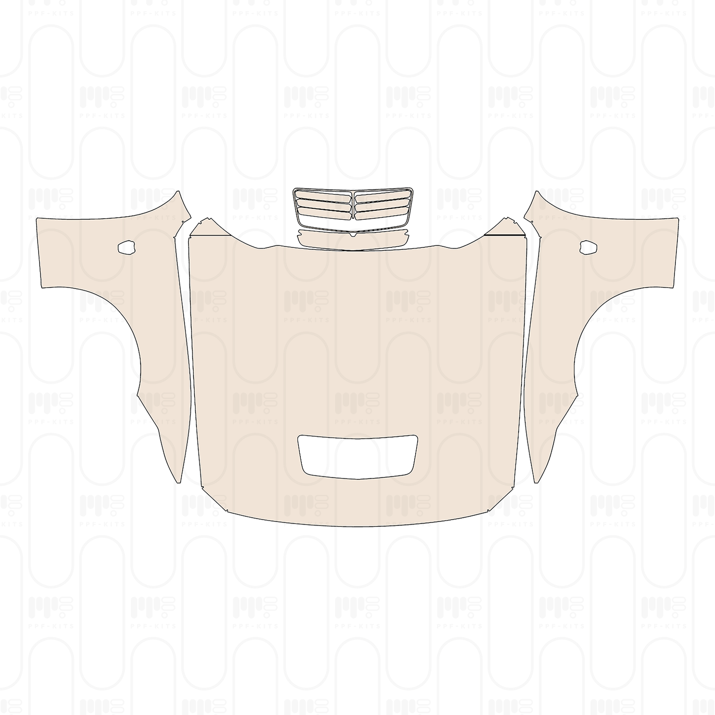 Pre-Cut PPF Ford Mustang Fastback Dark Horse 2024