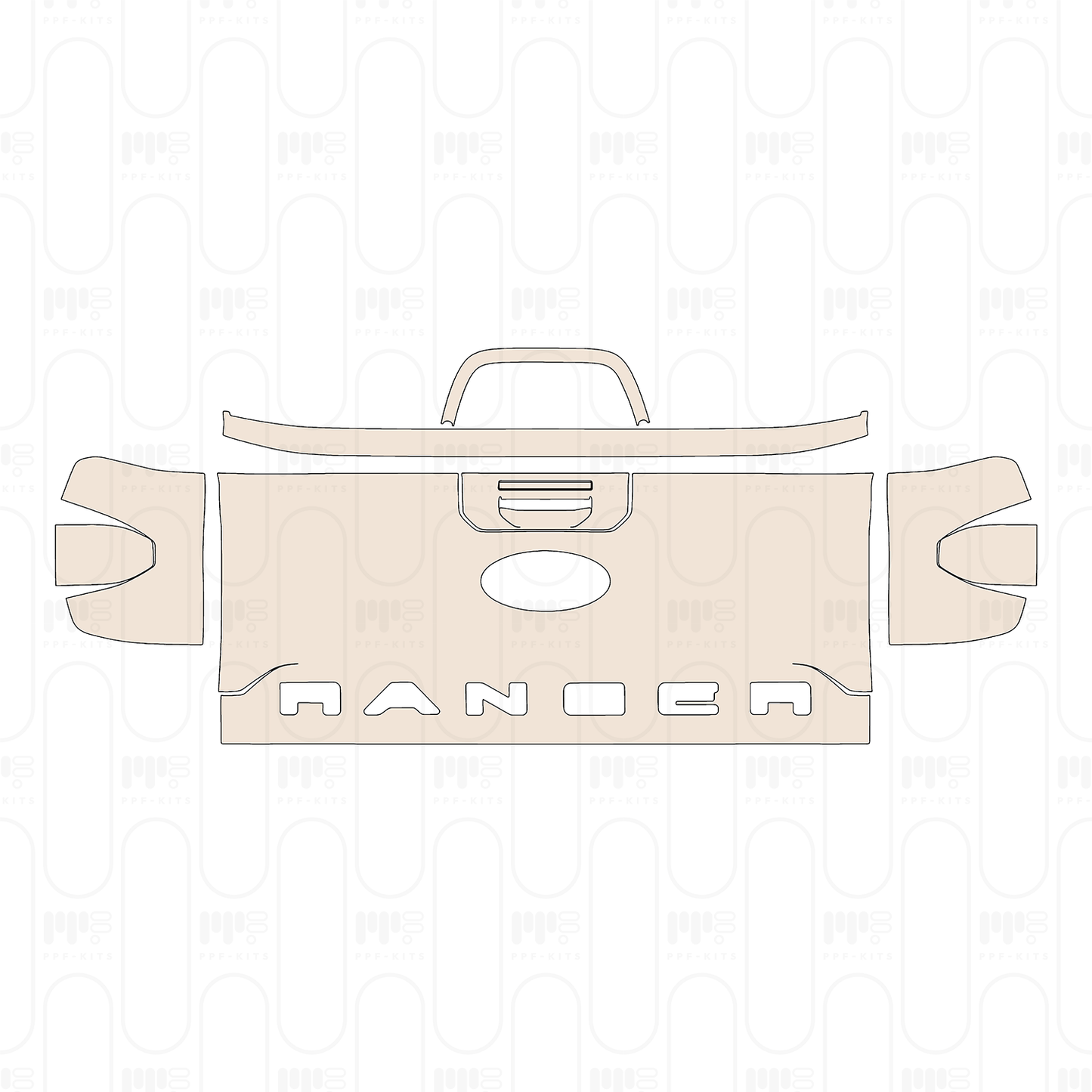 Pre-Cut PPF Ford Ranger (SEA) Sport 2023