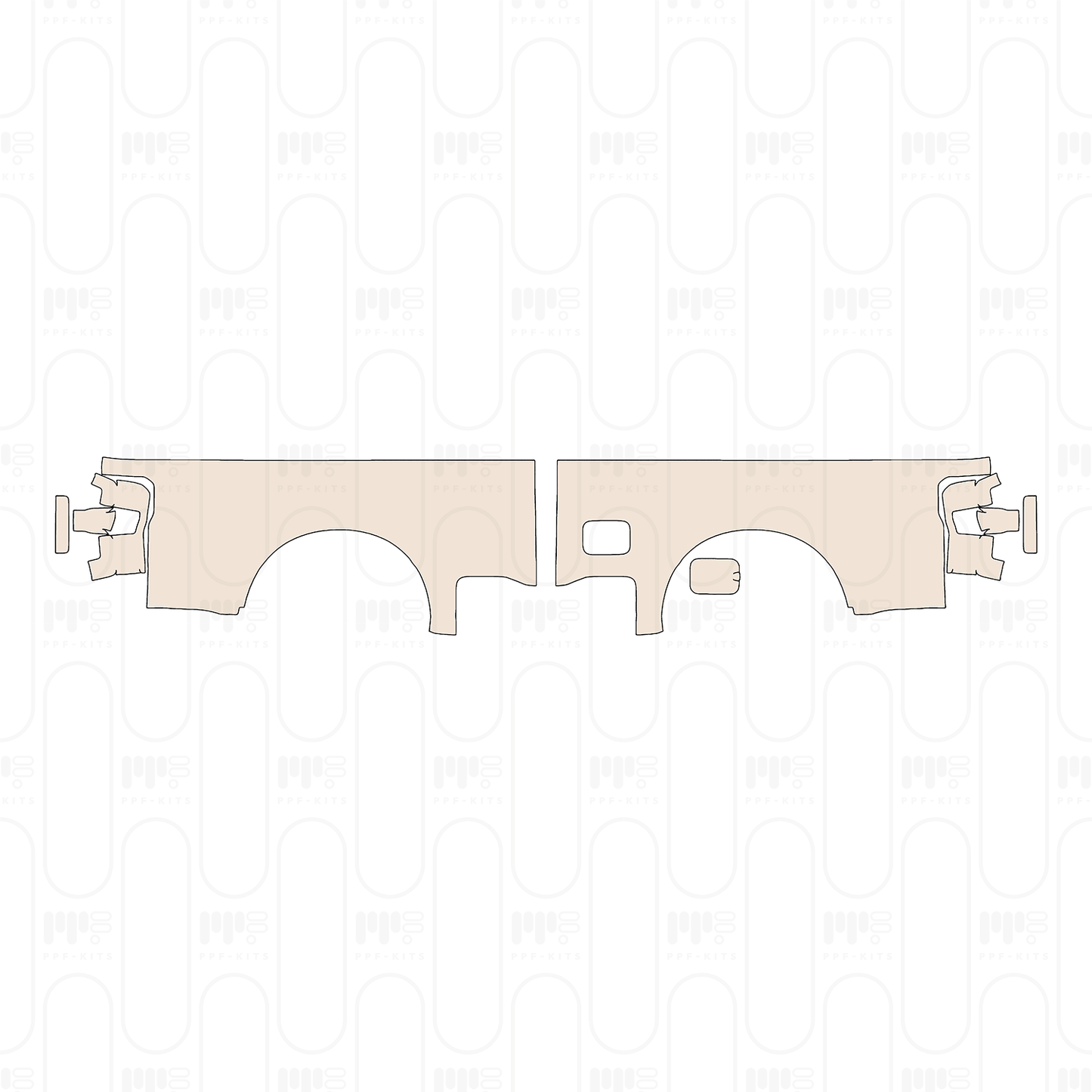 Pre-Cut PPF Ford Super Duty F-250 Crew Cab Platinum 2023