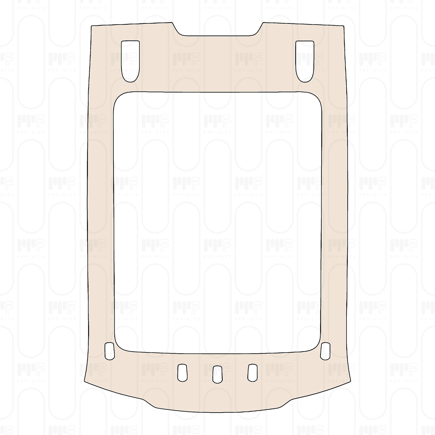 Pre-Cut PPF Ford Super Duty F-350 Crew Cab Platinum 2023