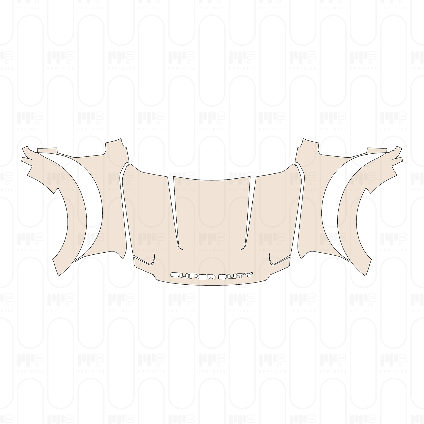 Pre-Cut PPF Ford Super Duty F-450 Lariat 2023