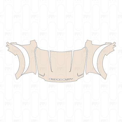 Pre-Cut PPF Ford Super Duty F-450 Lariat 2023