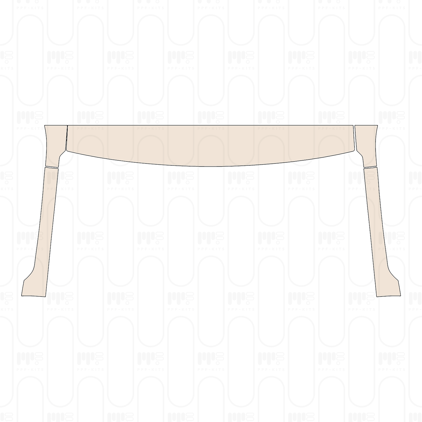 Pre-Cut PPF Ford Transit (US) Medium Roof Long 2022