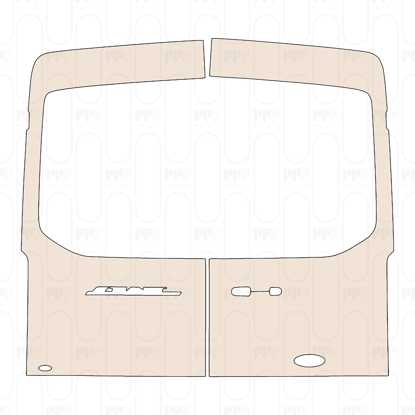 Pre-Cut PPF Ford Transit (US) Medium Roof Long 2022