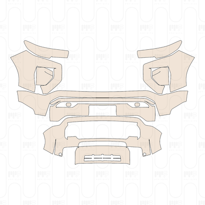 Pre-Cut PPF GMC Canyon AT4 2024