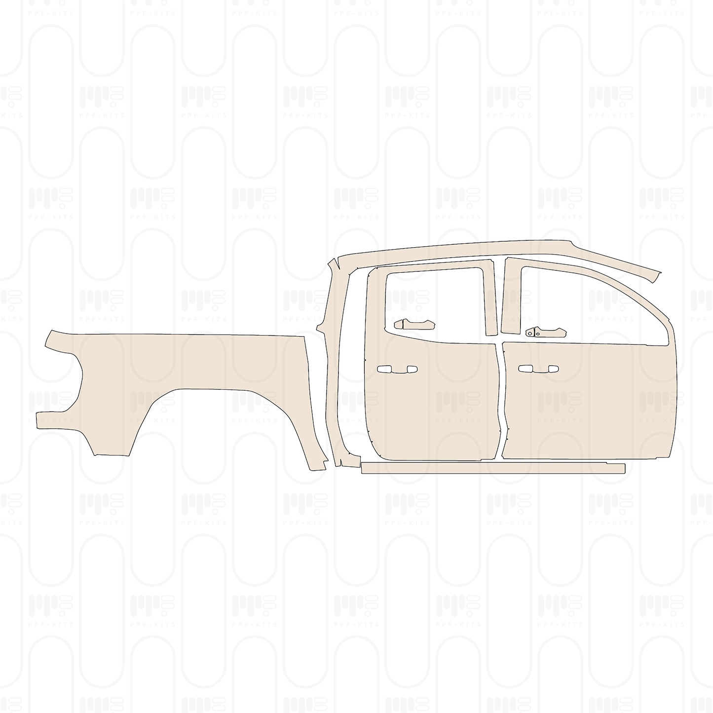 Pre-Cut PPF GMC Canyon Elevation 2024
