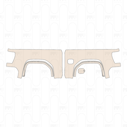 Pre-Cut PPF GMC Sierra 1500 Crew Cab AT4 2022