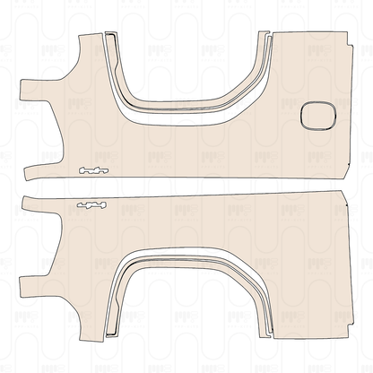 Pre-Cut PPF GMC Sierra 1500 Crew Cab AT4 2022