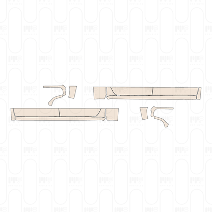 Pre-Cut PPF GMC Sierra 1500 Crew Cab AT4 2022