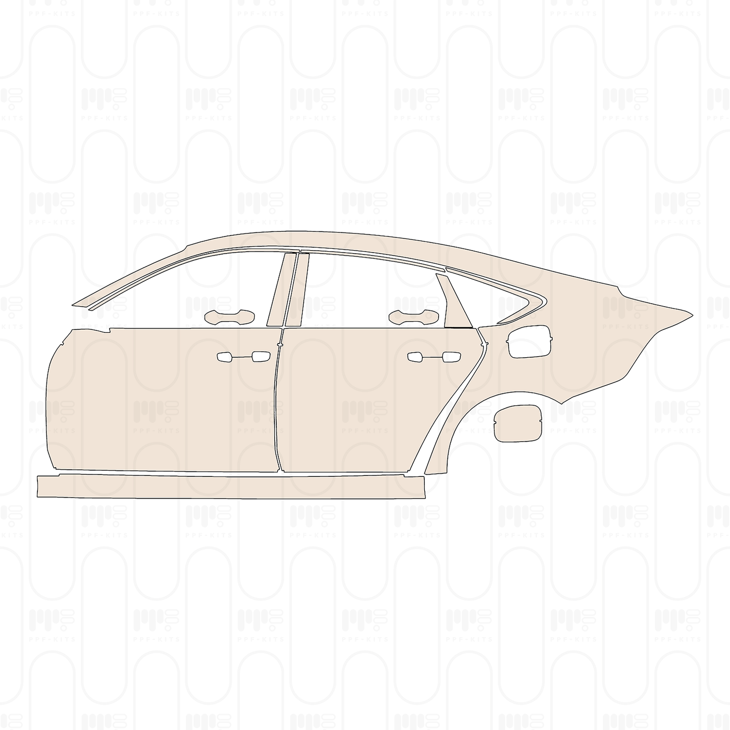 Pre-Cut PPF Honda Accord 2023