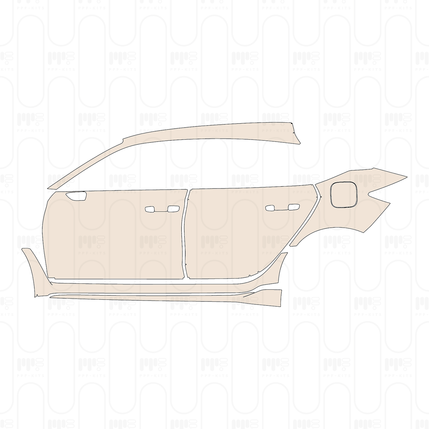Pre-Cut PPF Honda Civic Type R 2024
