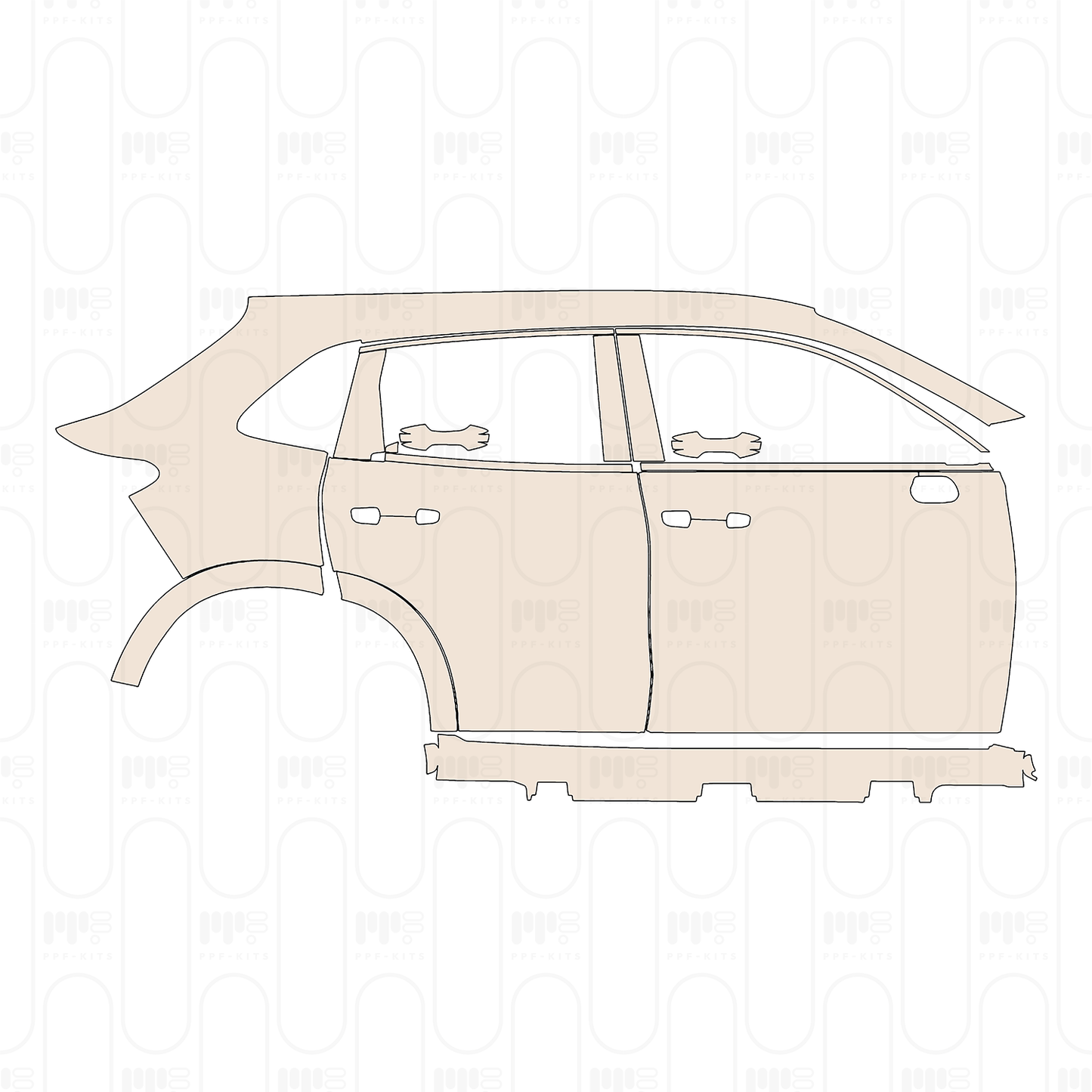 Pre-Cut PPF Honda HR-V (US) Sport 2023