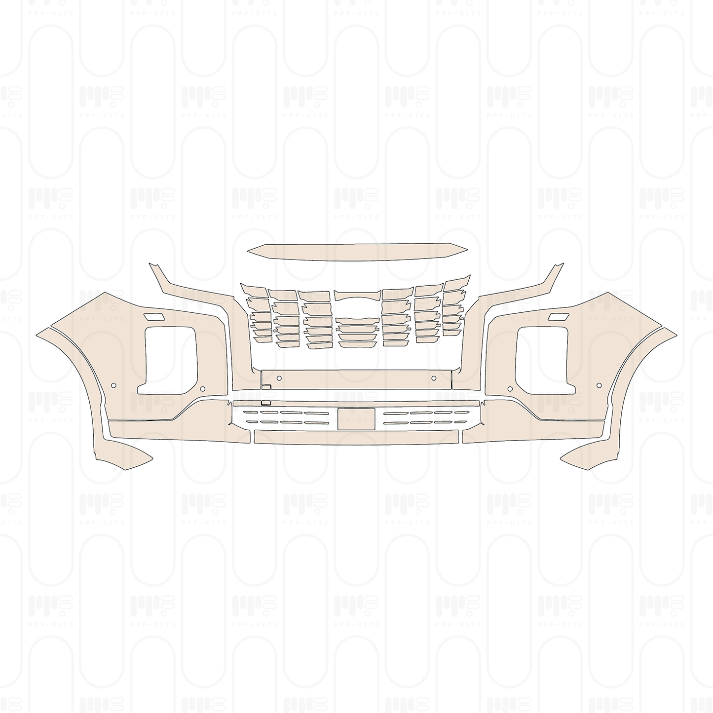 Pre-Cut PPF Hyundai Palisade Calligraphy 2023
