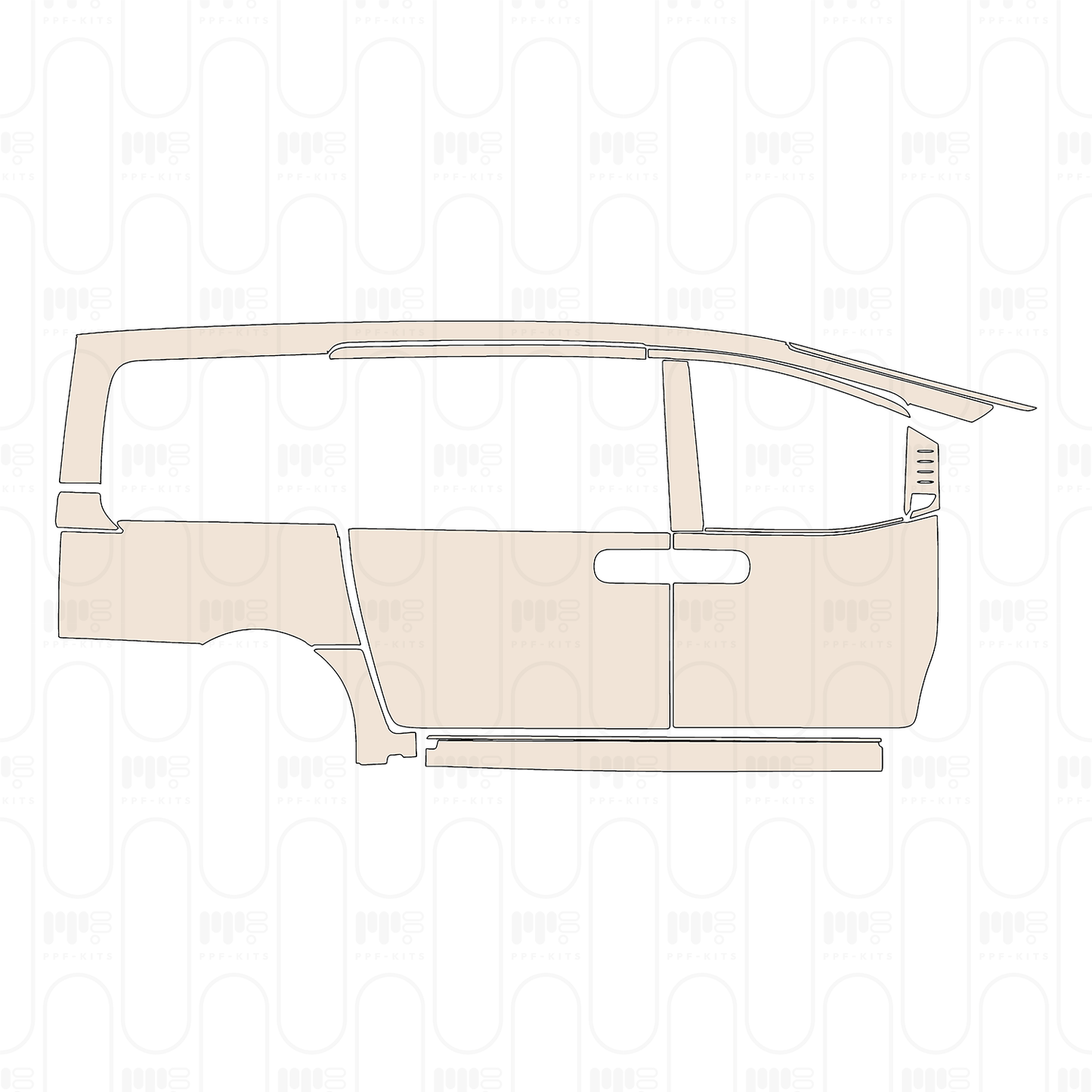 Pre-Cut PPF Hyundai Staria Base 2022