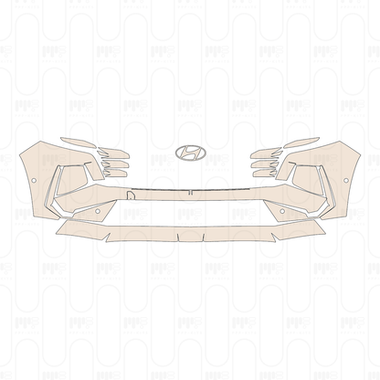 Pre-Cut PPF Hyundai Tucson L (CN) Base 2025