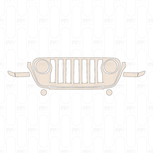 Pre-Cut PPF JEEP Gladiator Overland 2022