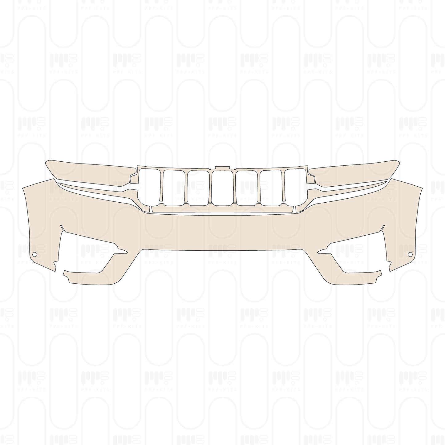 Pre-Cut PPF JEEP Grand Cherokee Grand Cherokee (2-row) Altitude 2022