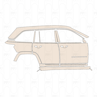 Pre-Cut PPF JEEP Grand Cherokee Grand Cherokee (2-row) Summit 2022