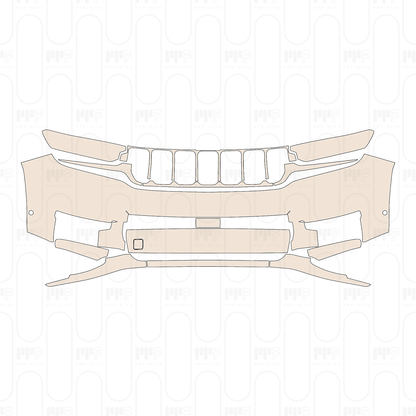 Pre-Cut PPF JEEP Grand Cherokee Grand Cherokee L (3-row) Limited 2022