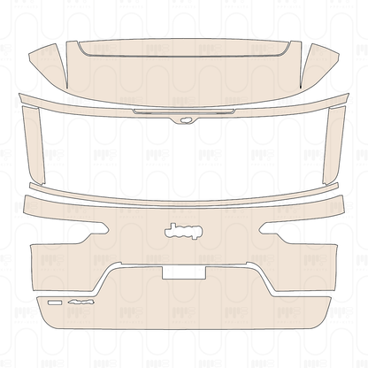Pre-Cut PPF JEEP Grand Cherokee Grand Cherokee L (3-row) Laredo 2022