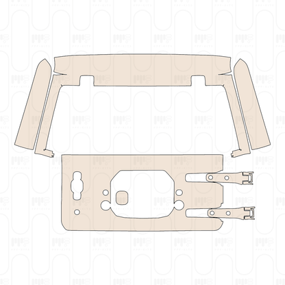 Pre-Cut PPF JEEP Wrangler 2 Door Rubicon 2022