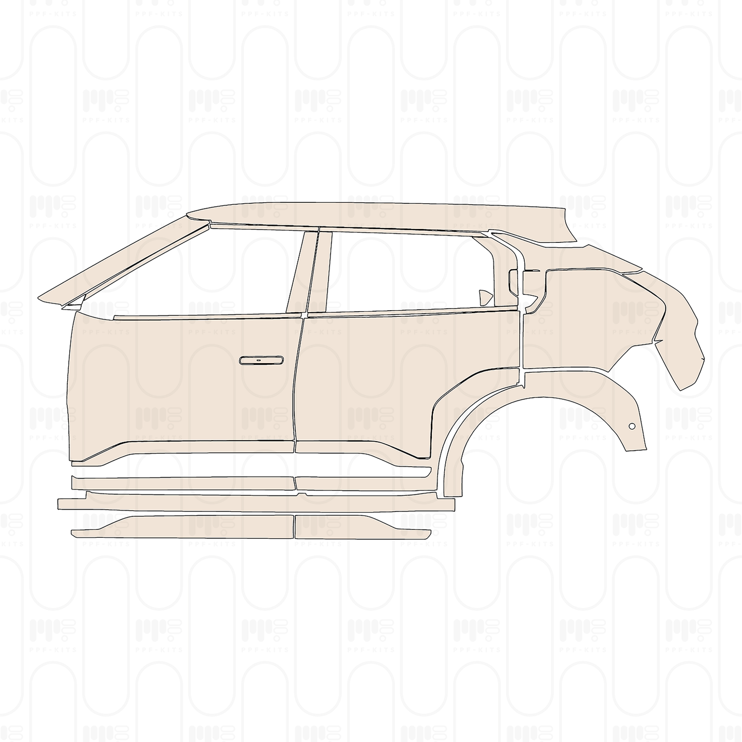Pre-Cut PPF KIA EV3 GT-Line 2024