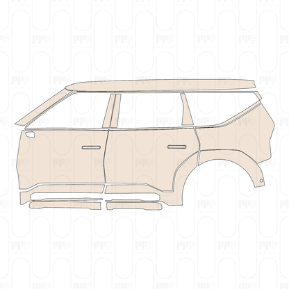 Pre-Cut PPF KIA EV9 GT-Line 2024