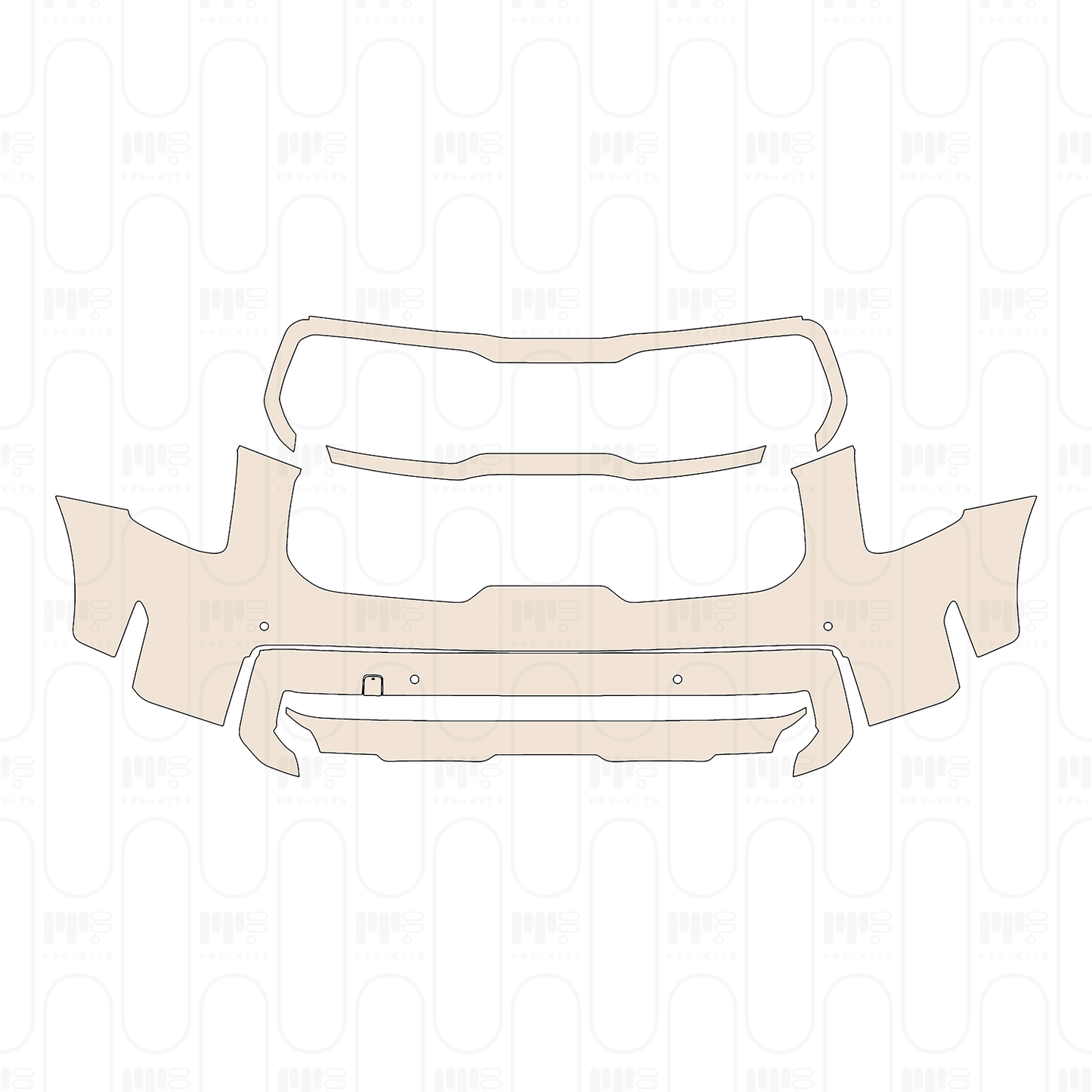 Pre-Cut PPF KIA Telluride EX 2023