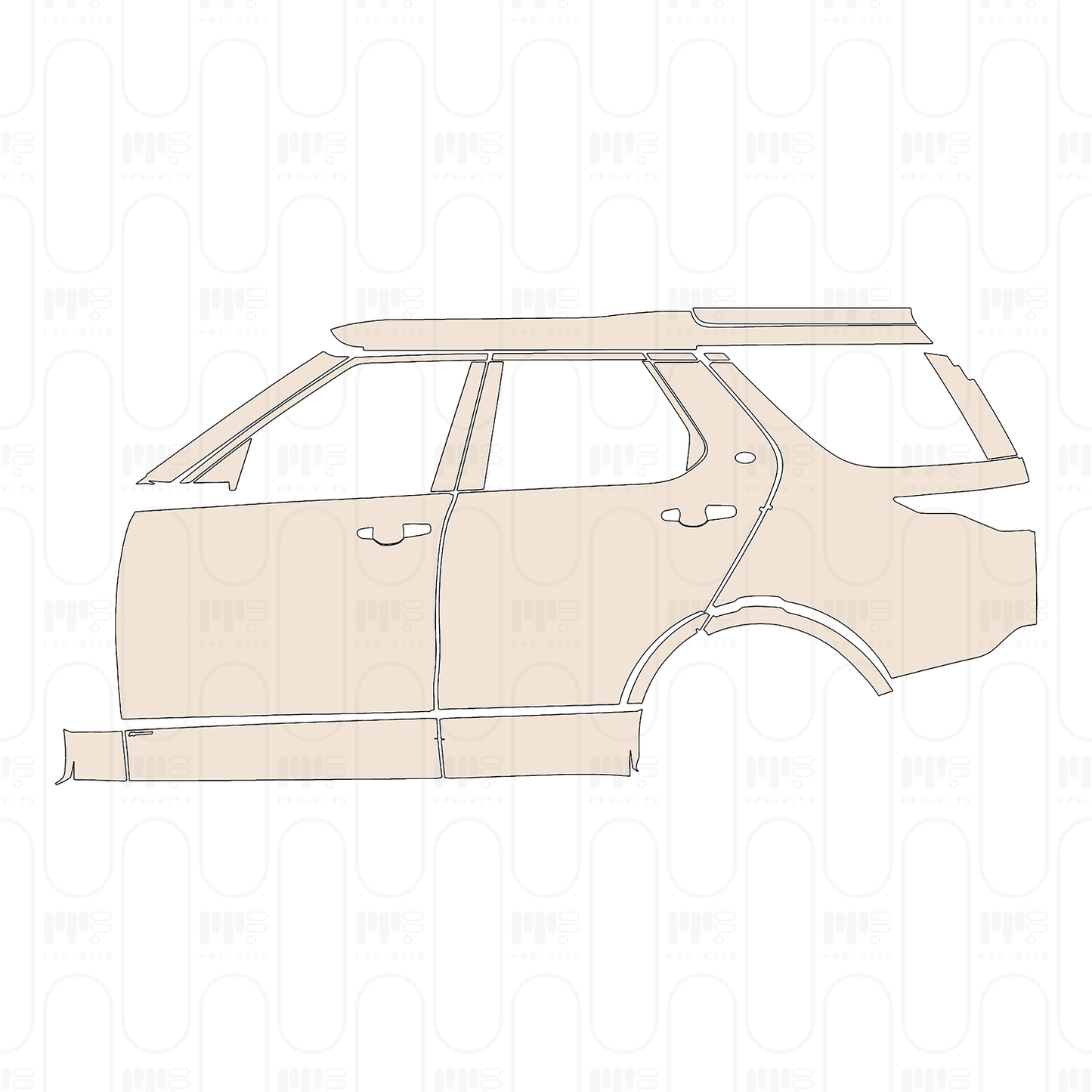 Pre-Cut PPF Land Rover Discovery 5 R-Dynamic S 2022