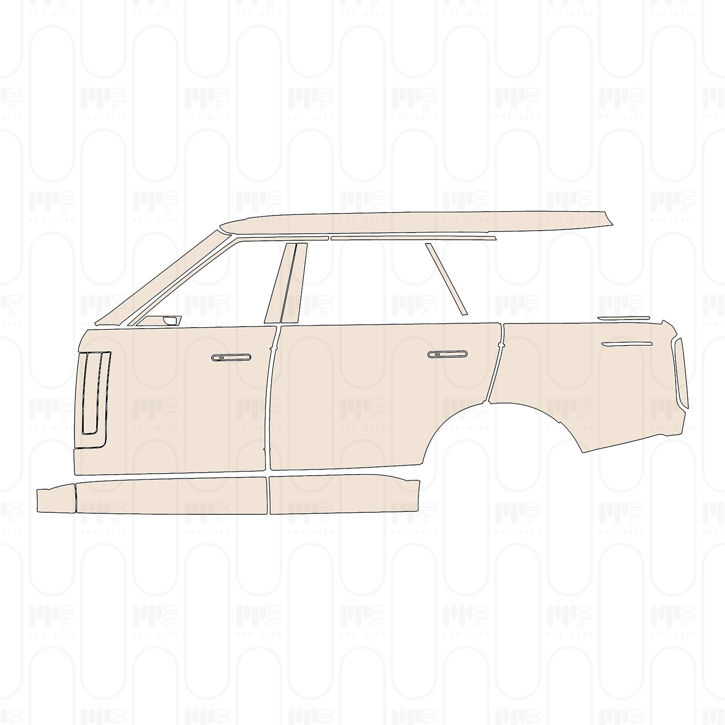 Pre-Cut PPF Land Rover Range Rover Extended Wheelbase Base 2024