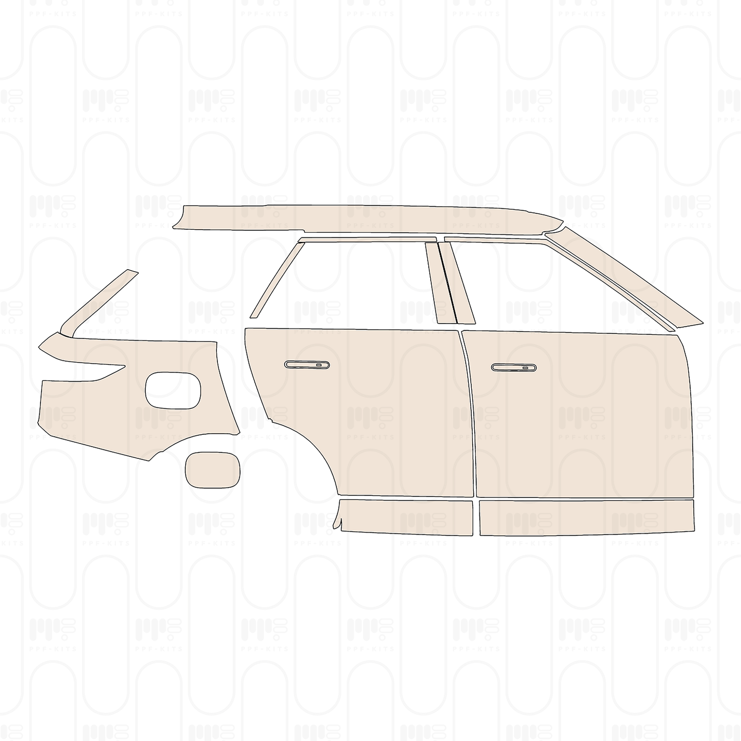 Pre-Cut PPF Land Rover Range Rover Sport Base 2024