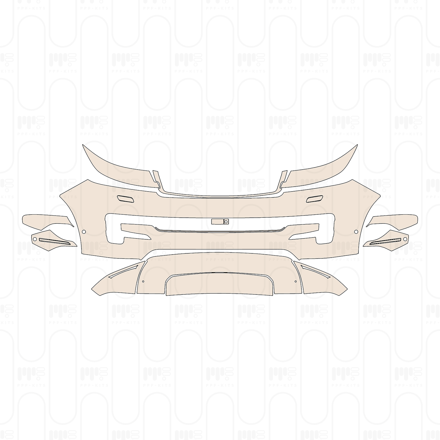 Pre-Cut PPF Land Rover Range Rover Sport Base 2024