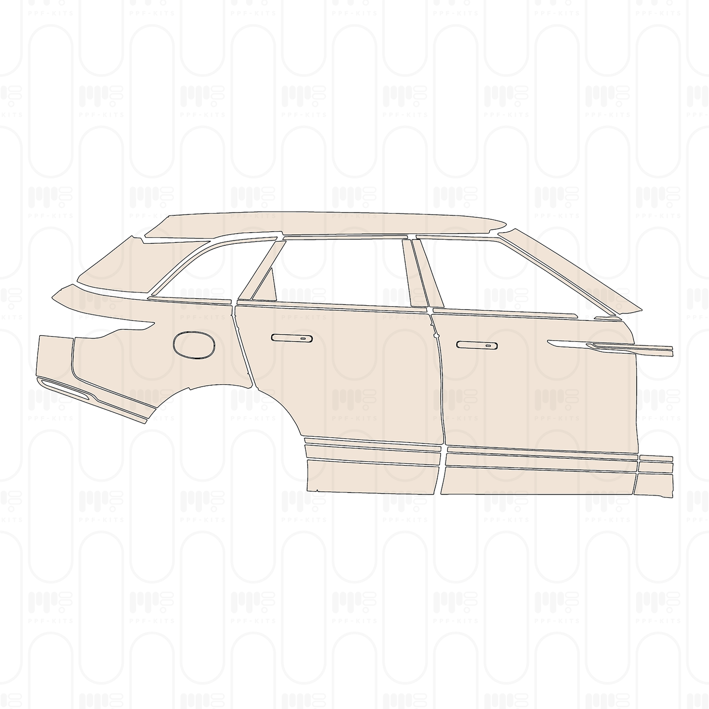 Pre-Cut PPF Land Rover Range Rover Velar R-Dynamic HSE 2022